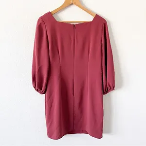 Amanda Uprichard Walsh Mauve Pink Square Neck Feminine Romantic Mini Dress thumbnail 9