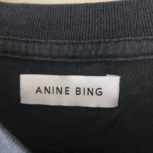 Anine Bing Walker Viper Blue Snake Tee in Washed Black, Size Medium thumbnail 9