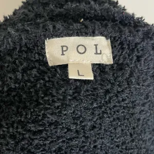 POL Mixed Media 3D Flower Open Front Cardigan Sweater thumbnail 7
