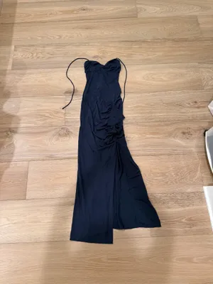 Princess Polly Navy long dress thumbnail 2