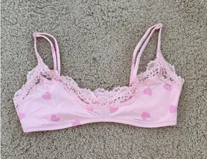 Skims Valentine’s Day Heart Lace Bralette thumbnail 1