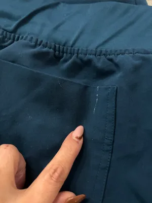 FIGS Zamora Jogger Scrub Pants Women’s Deep Reef Blue Medical Uniform Size S/P thumbnail 7