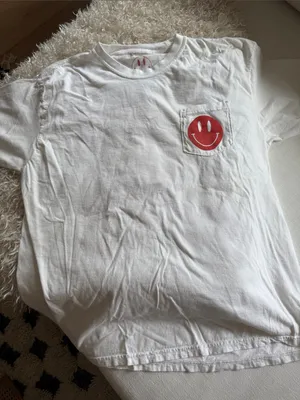 Ascot + Hart sz XL smiley tee shirt 100% cotton thumbnail 1