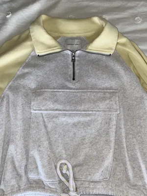American Eagle Cropped Quarter Zip thumbnail 3