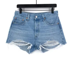 LEVI'S Premium 501 Denim Jean Short Light Wash 29 thumbnail 1