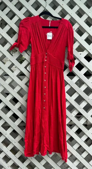 Free People Jacinta Midi Dress thumbnail 1
