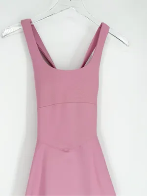 NWT Old Navy PowerSoft Fit & Flare Exercise Dress Women's SP Pink Tennis thumbnail 5