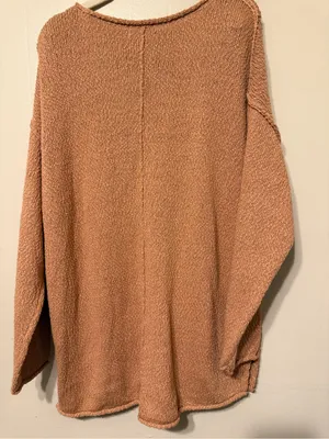 aerie Lightweight Scoop Neck Sweater - Terracotta thumbnail 8