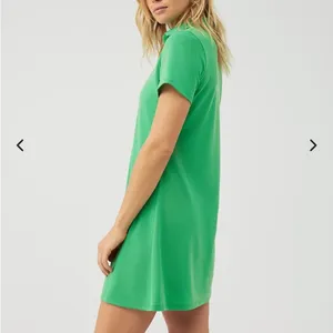 Outdoor Voices Birdie Polo Dress Kelly Green Large P1 thumbnail 4
