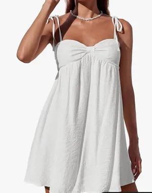 Amazon White Dress thumbnail 1