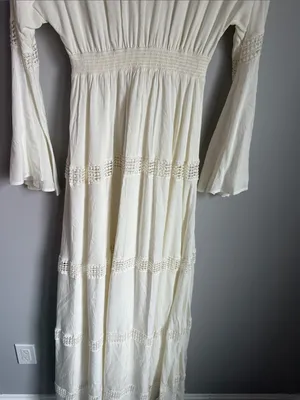 NEW The Jetset Diaries hammock maxi dress in Ivory Medium thumbnail 11