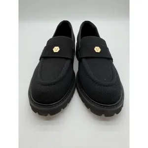 Vivaia Francesca Platform Chunky Heel Penny Minimalist Preppy Black Loafer 6.5 thumbnail 8