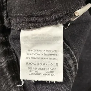 Madewell High-Rise Denim Boy-Shorts in Button Through Edition Lunar Black 32 thumbnail 10