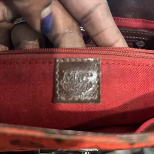 Designer Red and Brown Women's Bag thumbnail 6