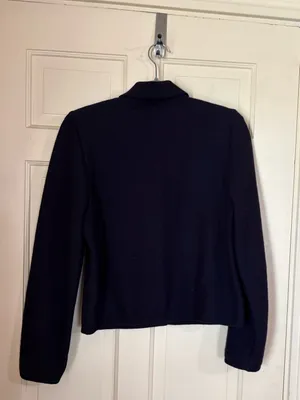 Vintage Geiger Austria Women’s 100% Wool Cardigan Sweater Black Size 36 Medium thumbnail 6