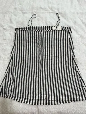 a new day Navy and White Striped Mini Sundress thumbnail 5