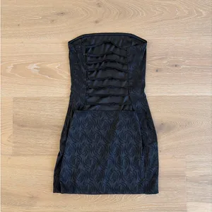 I.AM.GIA Strapless Mini Dress Open Back Minka Size M Black thumbnail 3