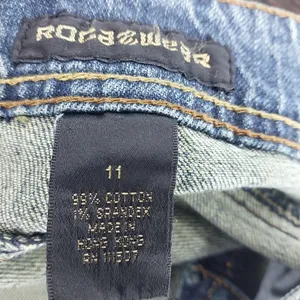 Rocawear Y2K 90's Denim Capri Size 11 thumbnail 14