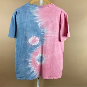 90’s Tropix Large Jamaica Yin Yang Pastel Tie Dye Tee Surf Beach Cali thumbnail 3