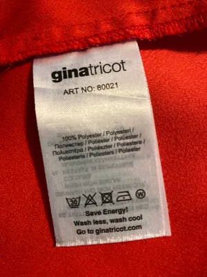 Gina Tricot Woman's Red Wide Leg Pants Size 6 thumbnail 5