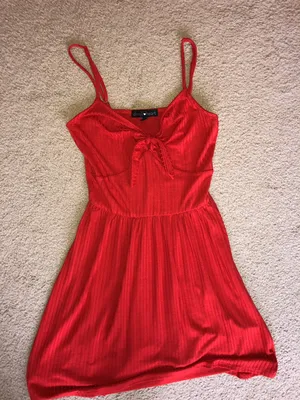 Derek Heart Red Dress thumbnail 3