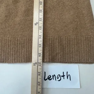 J.Crew Crewneck Sweater Wool Blend Soft Knit Pullover Casual‎ Tan Brown Women XL thumbnail 8