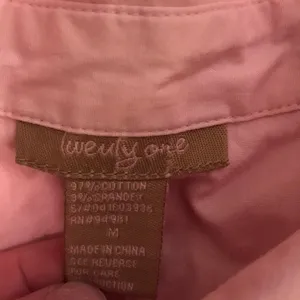 Pink button down blouse thumbnail 2
