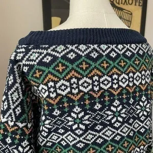 Urban Outfitters BDG Nordic Fair Isle Crop Sweater S thumbnail 5