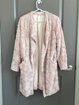 HYFVE Faux Fur Pink Coat thumbnail 1