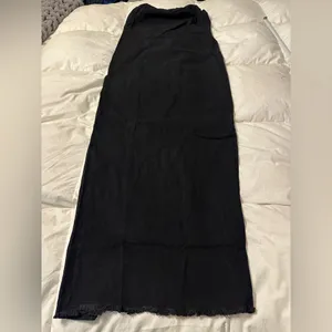 HYFVE Classic Black Strapless Denim Dress - NWOT - Size L thumbnail 5