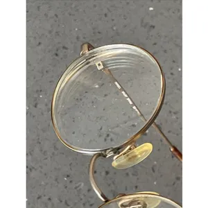 CHARMANT 541 EYEGLASSES FRAMES ONLY 46-21-135 JAPAN Full Rim gold round thumbnail 10