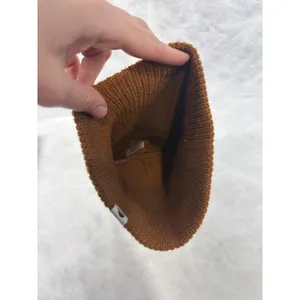 FURTALK Brown Bear Ear Knit Beanie Hat‎ Womens Ribbed Acrylic Winter Cap thumbnail 5
