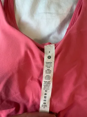 Align Lululemon Tank Pink Sonic thumbnail 2
