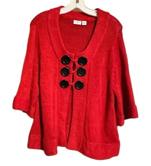 Cato Woman Acrylic‎ Cardigan Sweater thumbnail 1