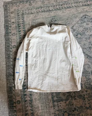 Advisory Board Crystals x Kith long sleeve ABC logo cream multi color shirt S thumbnail 12