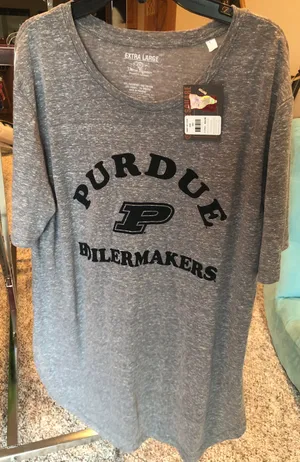 Purdue University Shirt Gray Size XL thumbnail 1