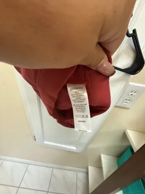 Pickletini Red Y-Back Sports Bra Pickleball Activewear Top thumbnail 3
