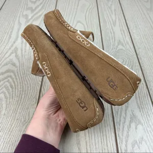 UGG Ansley Slipper Shoes US6 Chestnut (tan) $100 Indoor Outdoor Moccasin Flat thumbnail 5