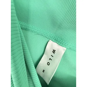 WILO‎ THE LABEL Anthropology COLOR BLOCK Ribbed 7/8 LEGGINGS SIZE SMALL Mint thumbnail 4