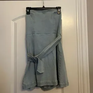 Amanda Uprichard Fae Denim Dress thumbnail 2