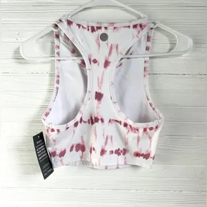 Threads 4 Thought Kady Pink Stripe Washed RacerBack Cropped Tank Size XS thumbnail 2