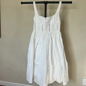 House of CB 'Perle’ White Lace Trim‎ Midi Dress NWOT size L thumbnail 6