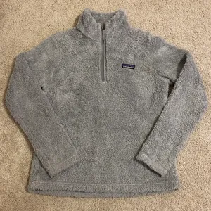 Patagonia los gatos grey quarter-zip thumbnail 1