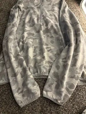 Camo Hoodie Gray Size XL thumbnail 1