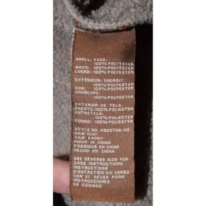 Kookaburra UGG Women's‎ Cozy Fleece Coat Hooded Zip Up Sherpa Trim Taupe Medium thumbnail 9
