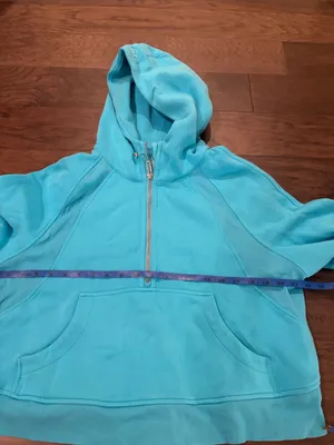 Lululemon Oversized Half Zip Scuba Hoodie Sz M/L thumbnail 9
