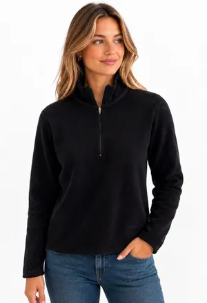 Patagonia Capilene Fleece Pullover Black USA Made Women’s Small Vintage 1990’s thumbnail 1