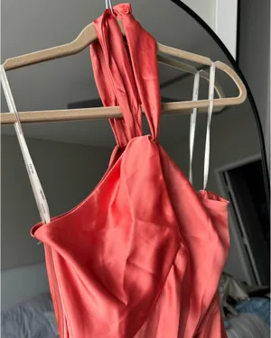 Forever 21 Silky coral maxi dress thumbnail 4