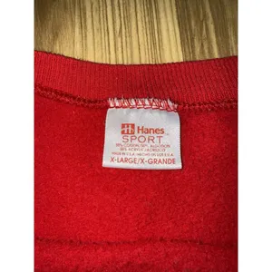 Vintage Hanes XL Red‎ Puffy Paint Christmas Crewneck Sweatshirt Ugly Ornaments thumbnail 4