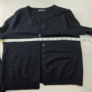 Wild Fable Womens Black Cropped Cardigan Sweater Size M thumbnail 5